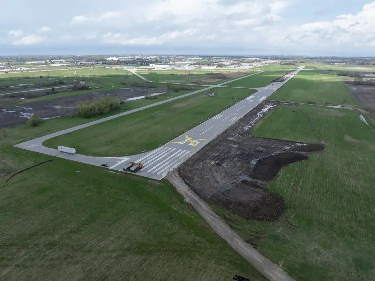 IKV Airport Aerial — April 15, 2026