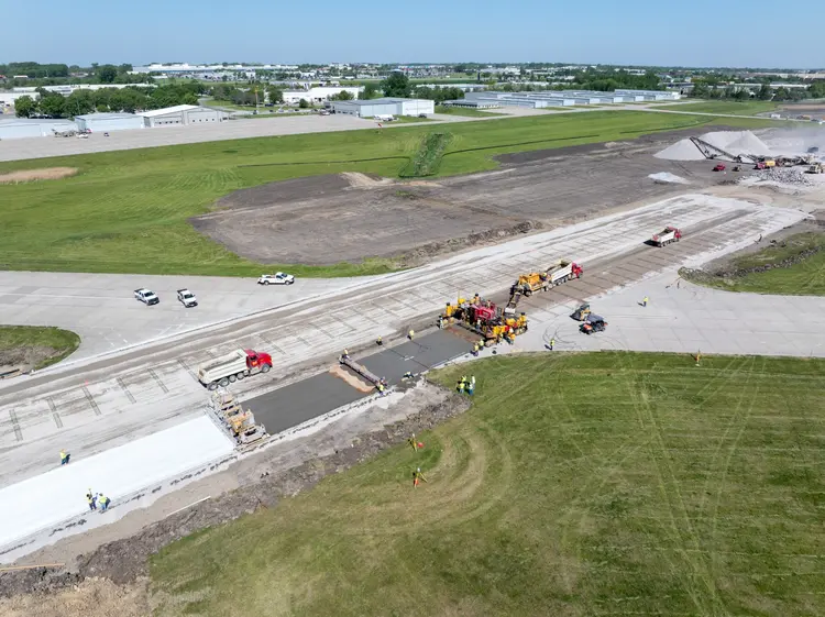 IKV Airport Concrete Pour — May 15, 2026