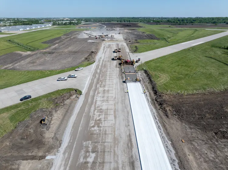 IKV Airport Concrete Pour — May 15, 2026