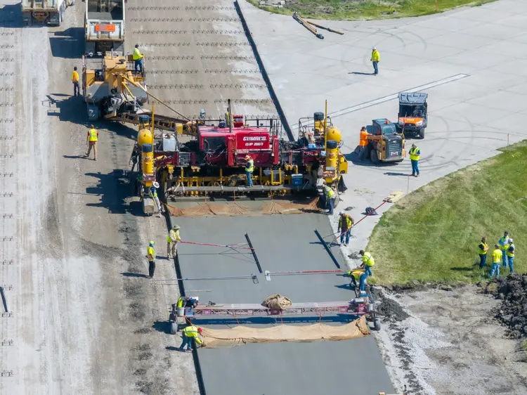 IKV Airport Concrete Pour — May 15, 2026
