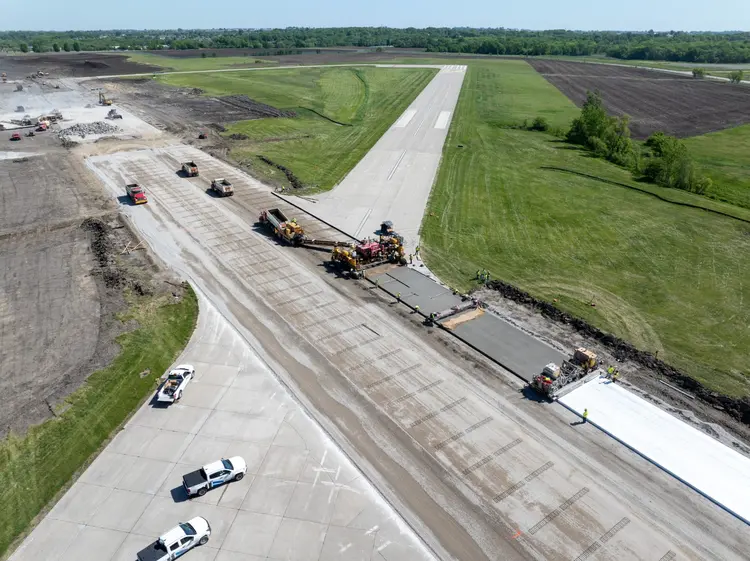 IKV Airport Concrete Pour — May 15, 2026