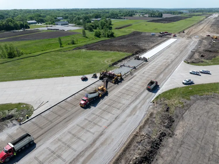 IKV Airport Concrete Pour — May 15, 2026