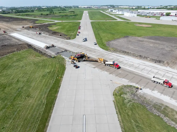 IKV Airport Concrete Pour — May 15, 2026
