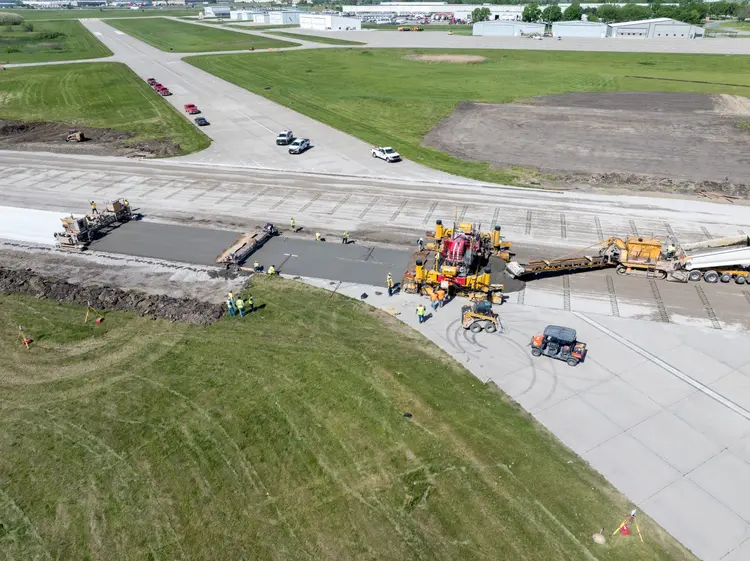 IKV Airport Concrete Pour — May 15, 2026
