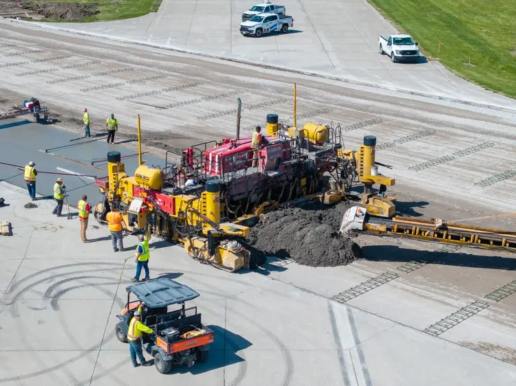 IKV Airport Concrete Pour — May 15, 2026