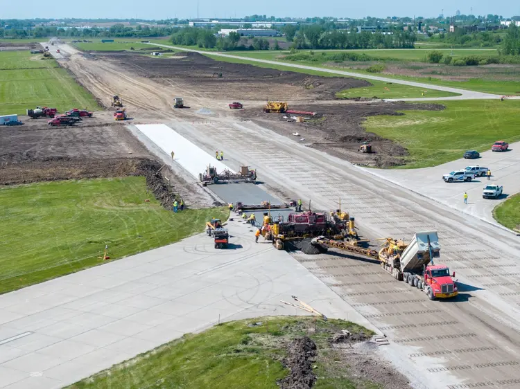 IKV Airport Concrete Pour — May 15, 2026