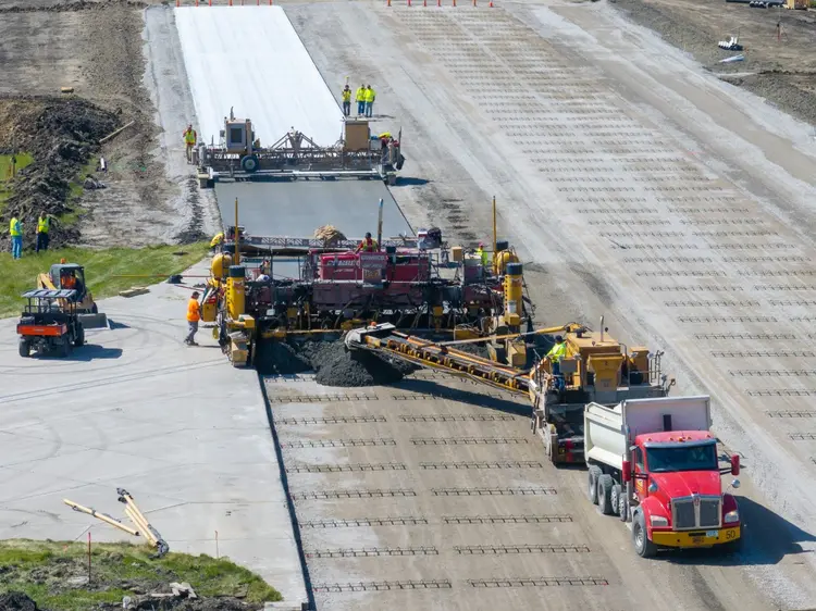 IKV Airport Concrete Pour — May 15, 2026