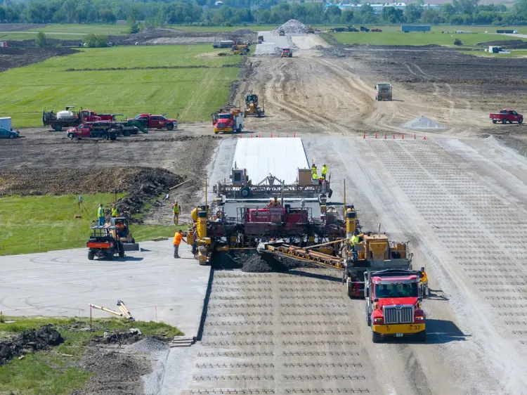 IKV Airport Concrete Pour — May 15, 2026