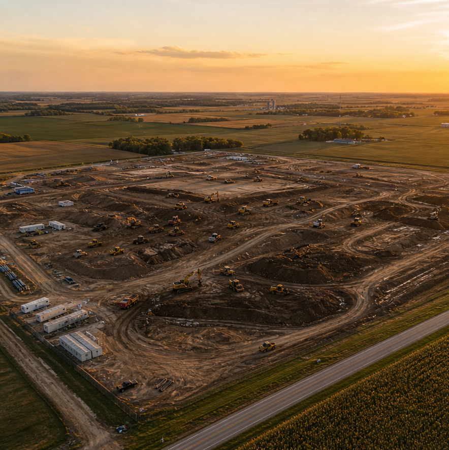 Active jobsite at Week 1 of recurring documentation program