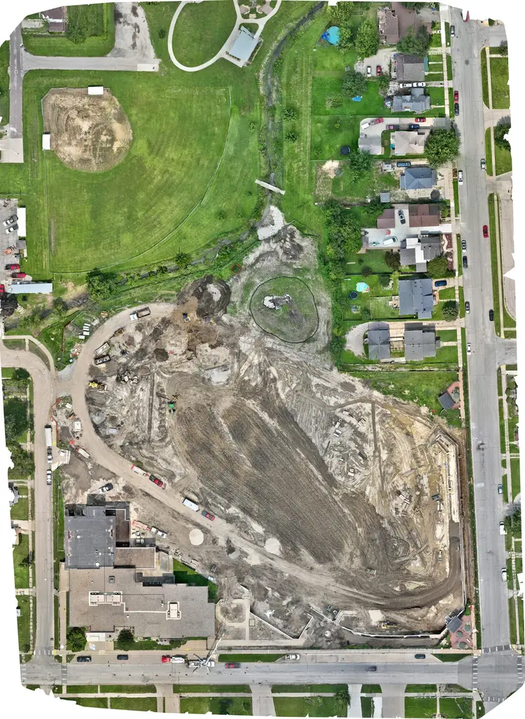 Orthomosaic of Franklin Field on 1 August 2025