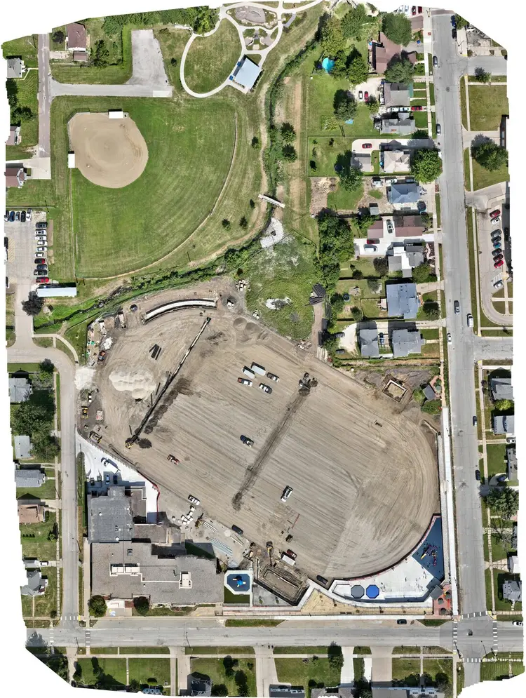 Orthomosaic of Franklin Field on 29 August 2025