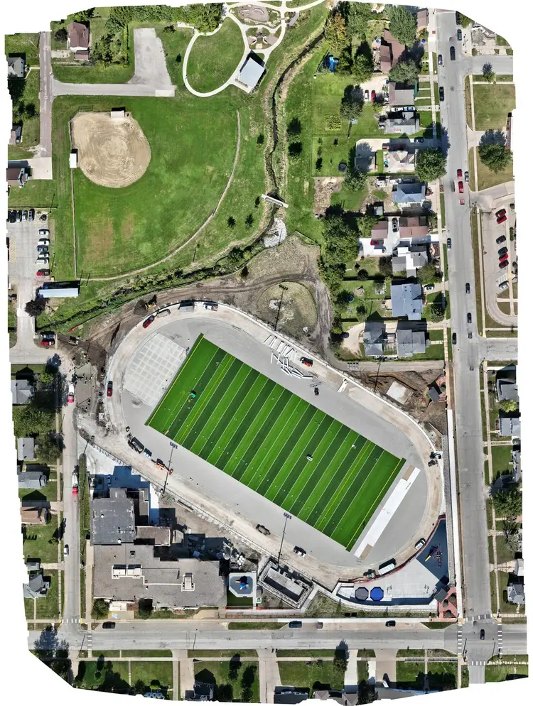 Orthomosaic of Franklin Field on 26 September 2025